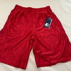 Boys Active Red Shorts